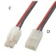 Connettore Maschio per Batterie con Cavi (C)
