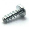 Viti Acciaio per Termoplastici mm.4x12 testa cilindrica (pz.10)