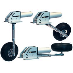 Set of 2 Giant Retracts L/G. Leg rotates 90° while retracting