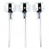 Set of three Small Retractable L/G with Fixed Noseleg, Dural Casing