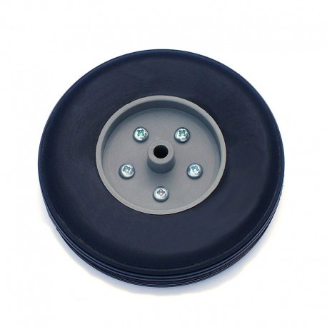 Coppia Ruote in Gomma, Cerchio in Nylon ø mm.85