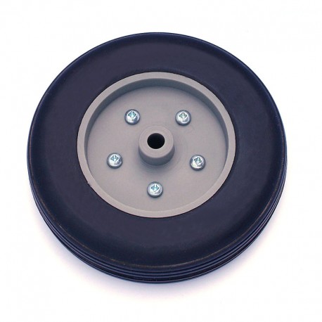 Coppia Ruote in Gomma, Cerchio in Nylon ø mm.90