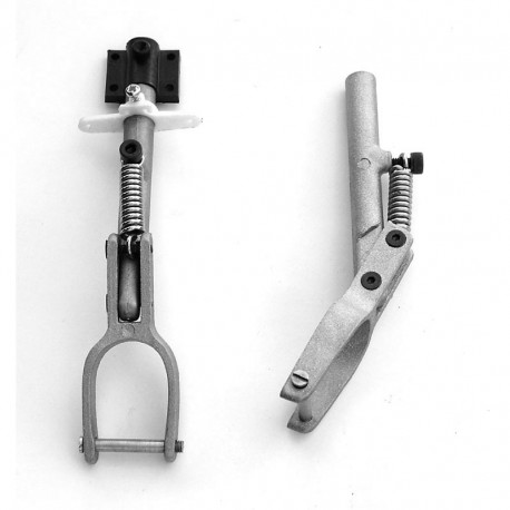 Carrello Anteriore Orientabile Molleggiato con Supporto, mm.120-100
