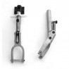 Carrello Anteriore Orientabile Molleggiato con Supporto, mm.120-100