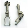 Carrello Anteriore Fisso Telescopico con Supporto, mm.120