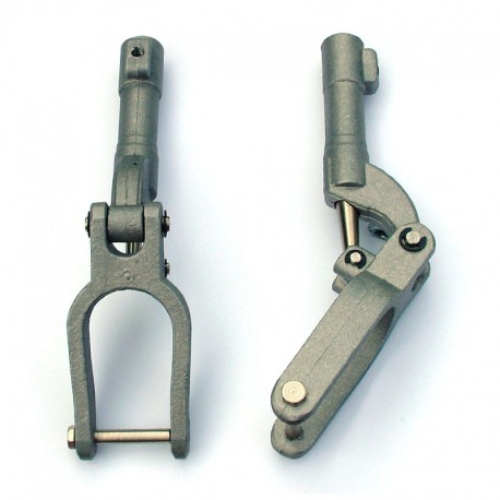 Coppia Carrelli Alari Molleggiati mm.145