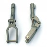 Set of Two Sprung Telescopic Legs, 145 mm.