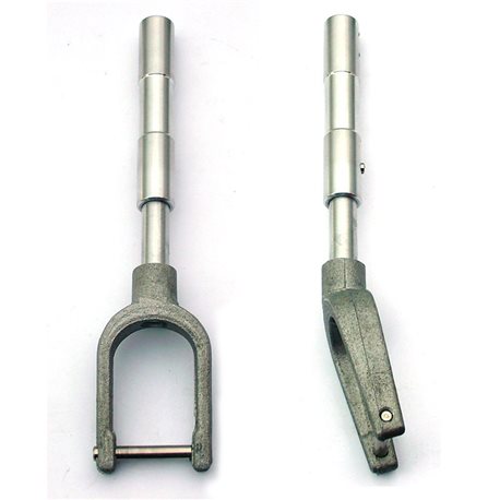 Carrello Anteriore Telescopico con Forcella Inclinata, mm.160