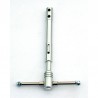 Twin Axle Telescopic Leg, mm.110