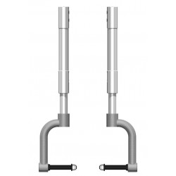 Set of Two Telescopic Legs with Half Fork, mm.205