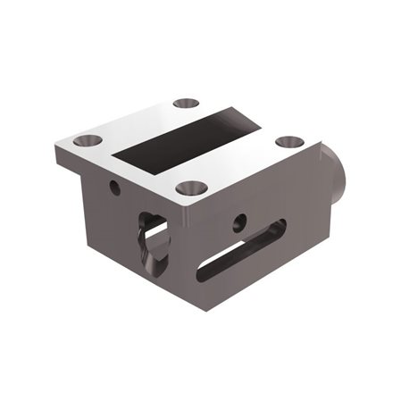 Corpo 2-Carrello Gamba Rotante 90°+Perno, Carrelli Piccoli Professional Line