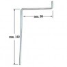 Coppia Gambe Alari in Acciaio ø mm.3,5